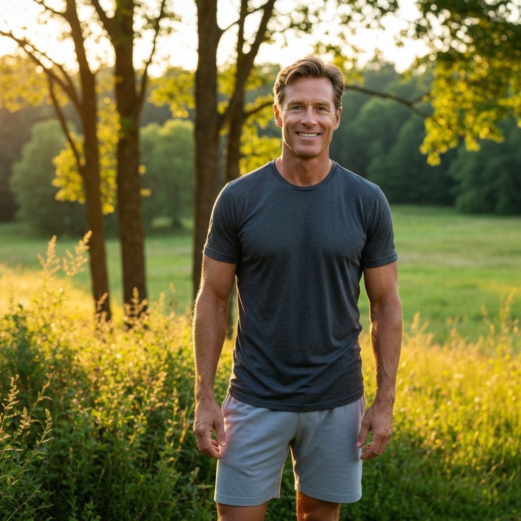 Natural wellness for mature men